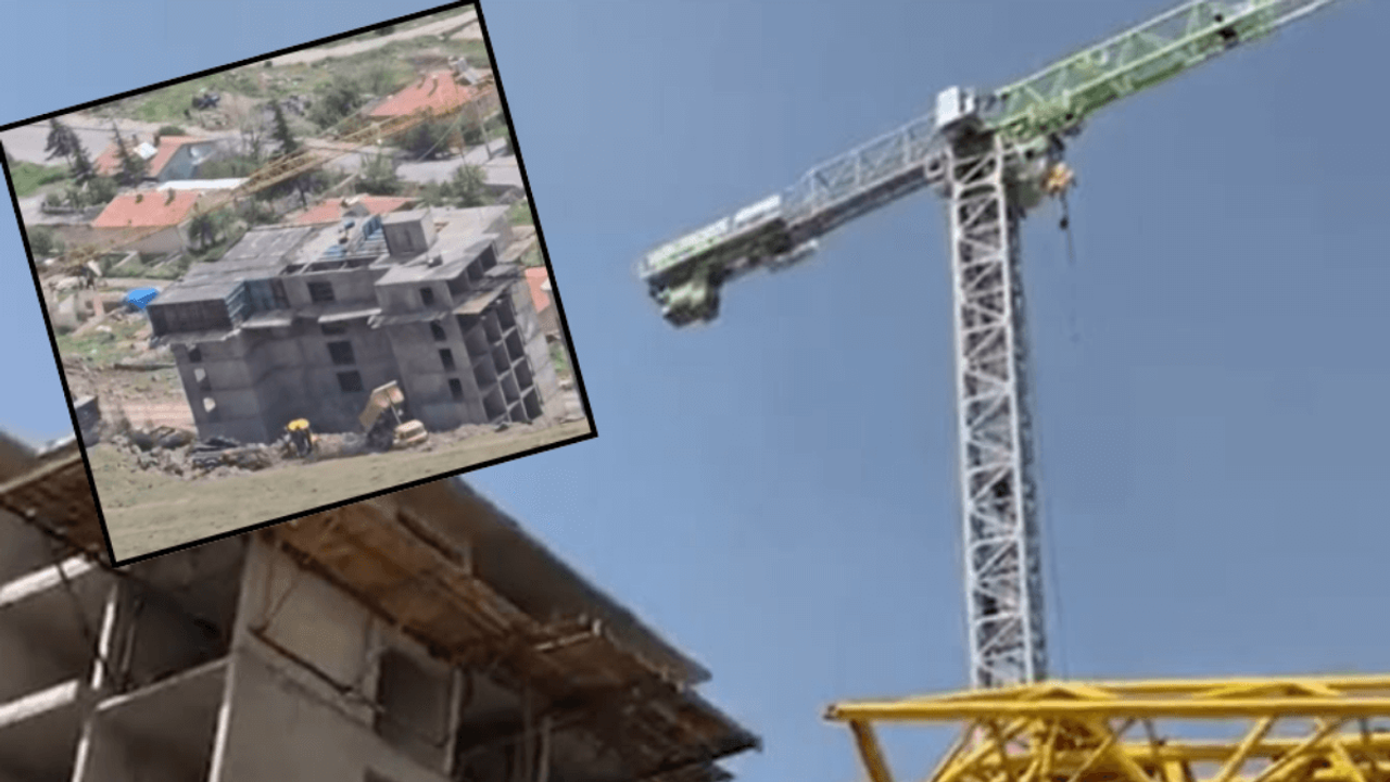 Kayseri'de TOKİ inşaatında grev krizi! Maaşını alamayan işçiler eyleme başladı!