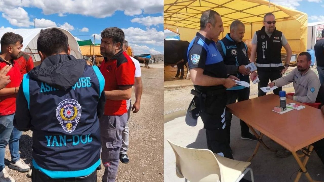 Kayseri polisinden sahte para uyarısı! Kurban pazarında tek tek anlattılar