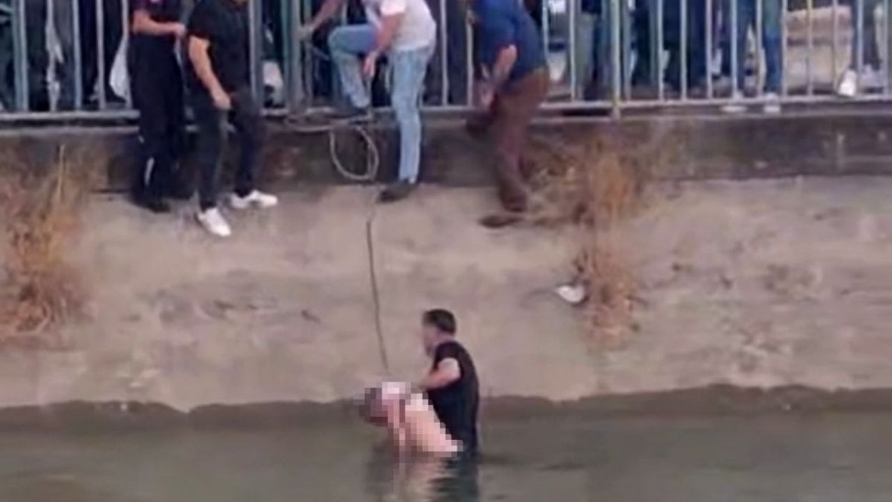 Sulama kanalına düşen yaşlı adamı vatandaşlar kurtarmıştı! Acı gerçek hastanede ortaya çıktı