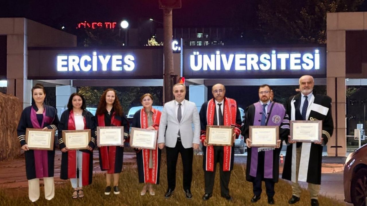 Erciyes Üniversitesi'nin yeni profesörleri belli oldu!