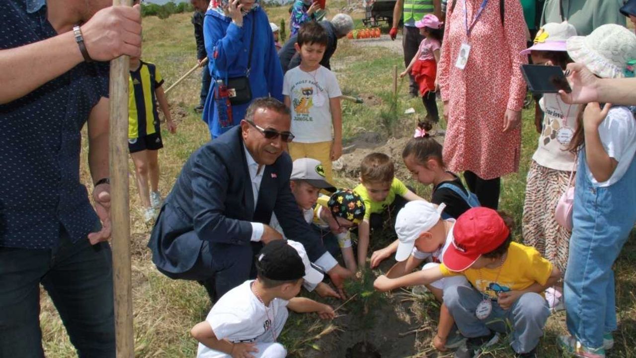 Kayseri'de minik öğrencilerden örnek hareket! Doğa için bir araya geldiler