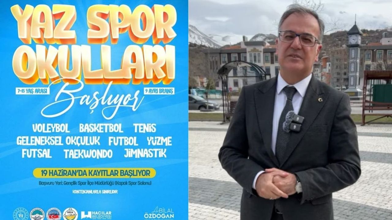 Hacılar'da bu yaz spor dolu geçecek: Ücretsiz eğitimler başlıyor!