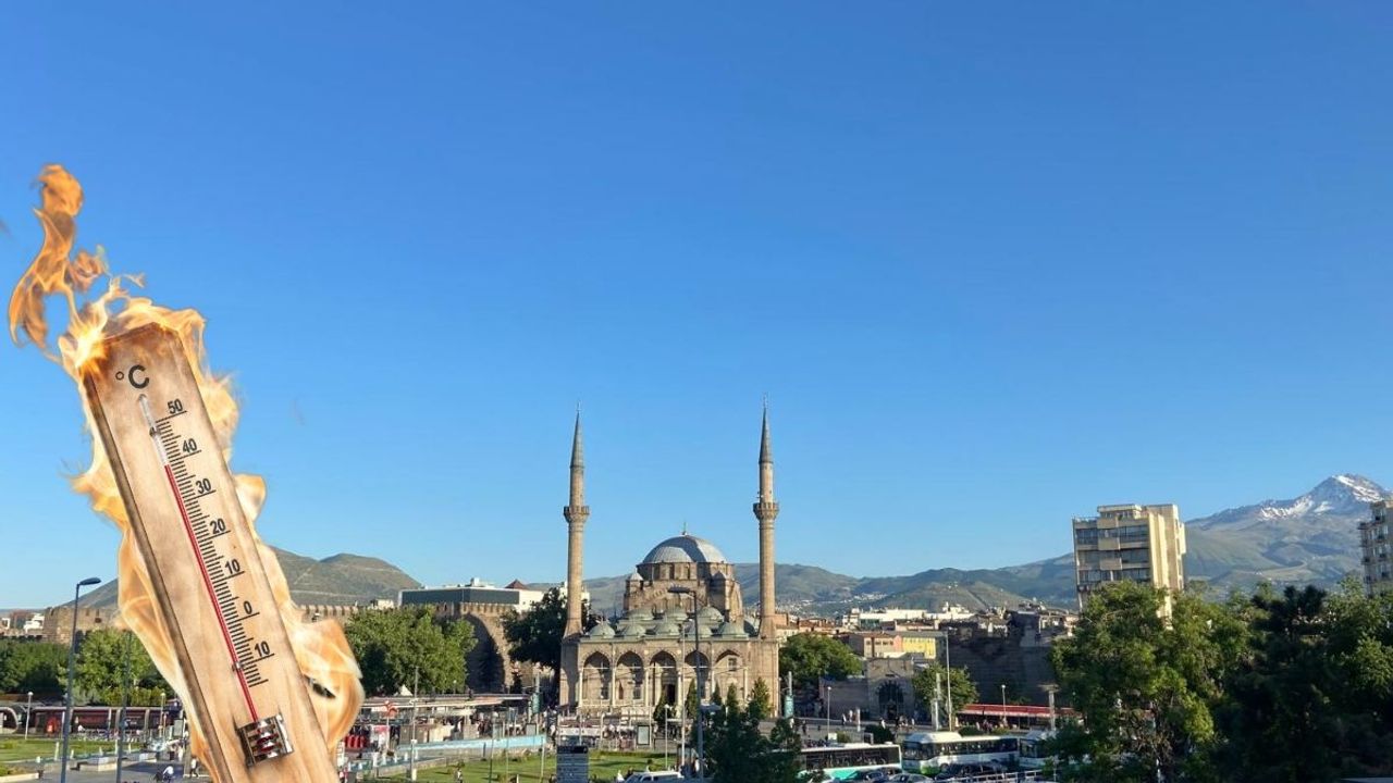 Meteorolojiden hafta sonu uyarısı! Sıcak hava Kayseri’ye veda ediyor