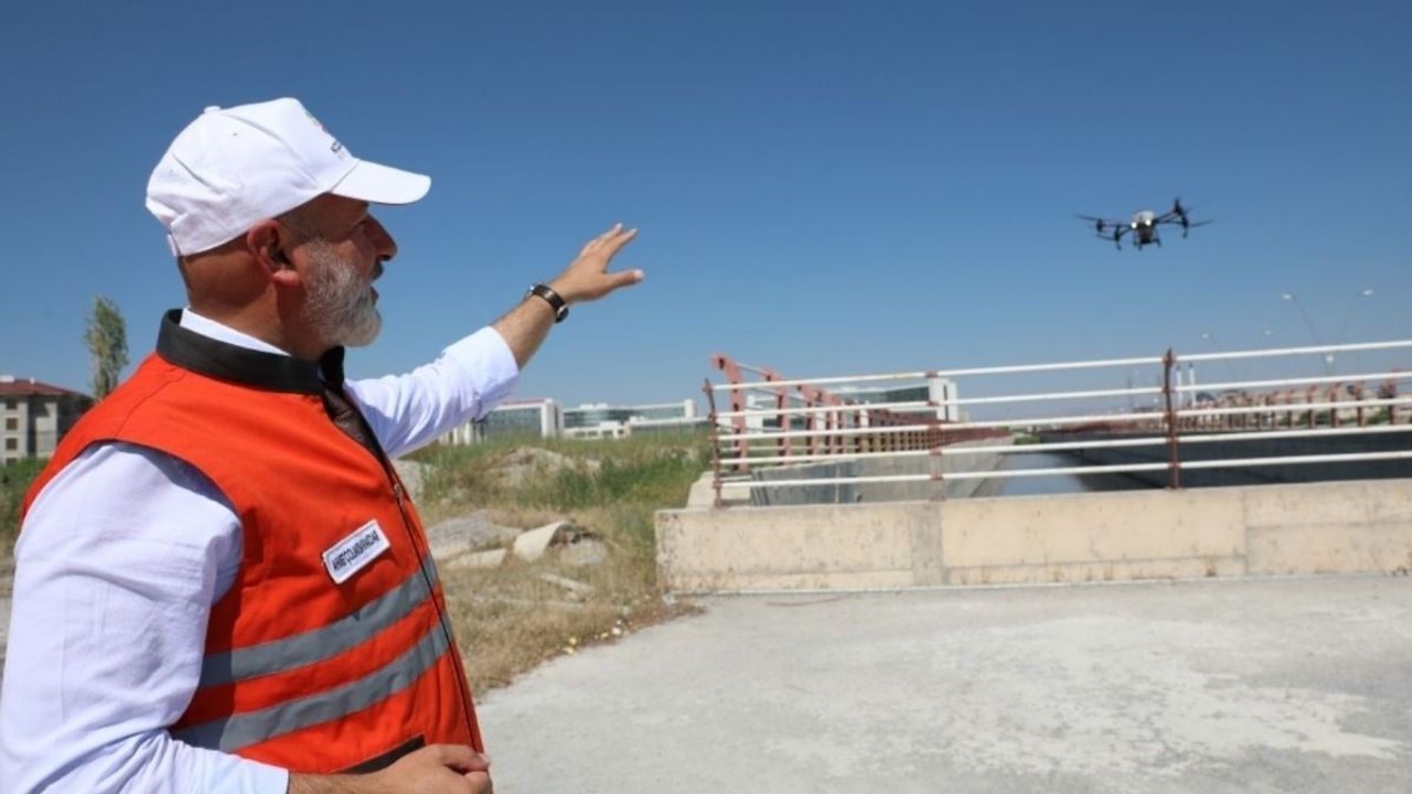 Haşerelere Geçit Yok! Kayseri Dronla İlaçlanıyor