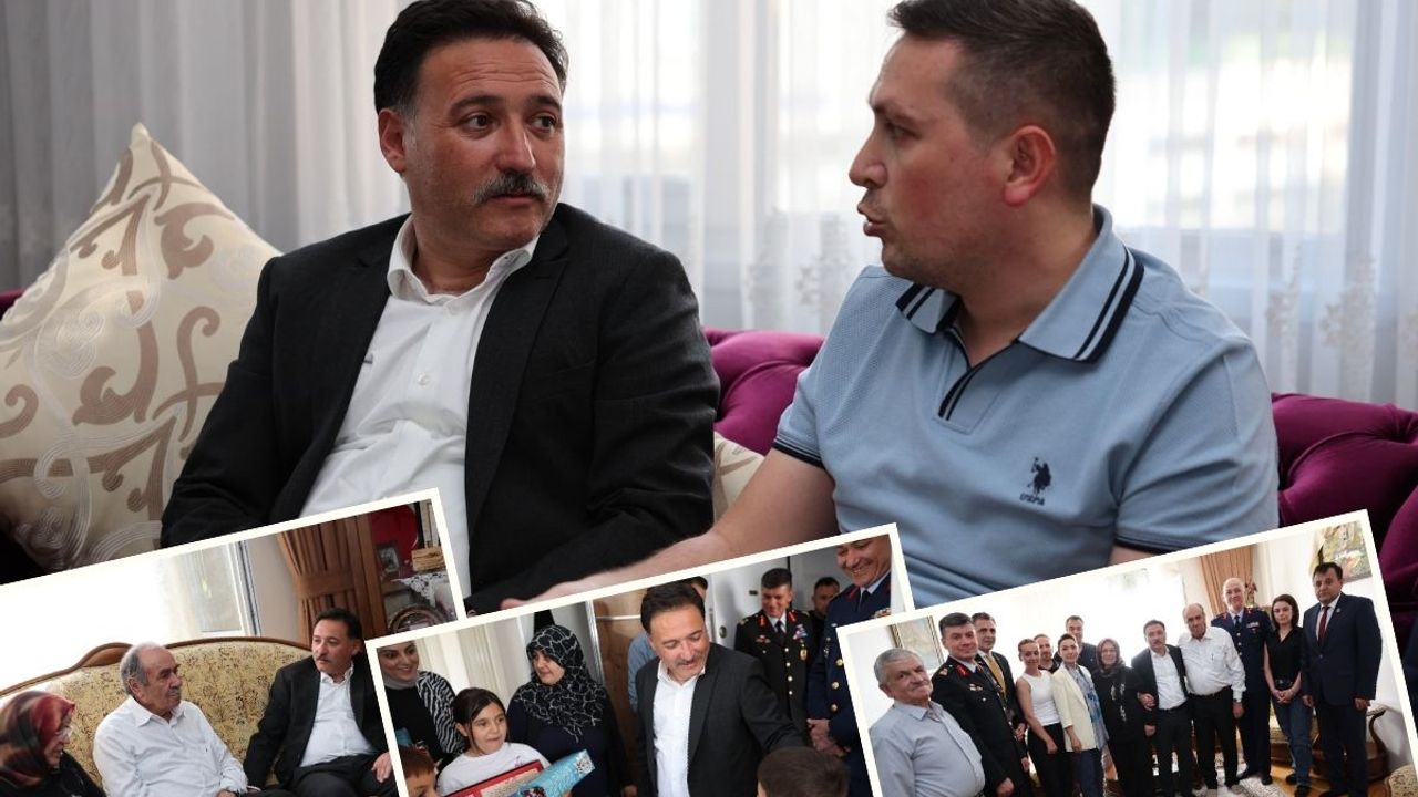 Kayseri Valisi bu bayramda da onları unutmadı! Tek tek ziyaret etti