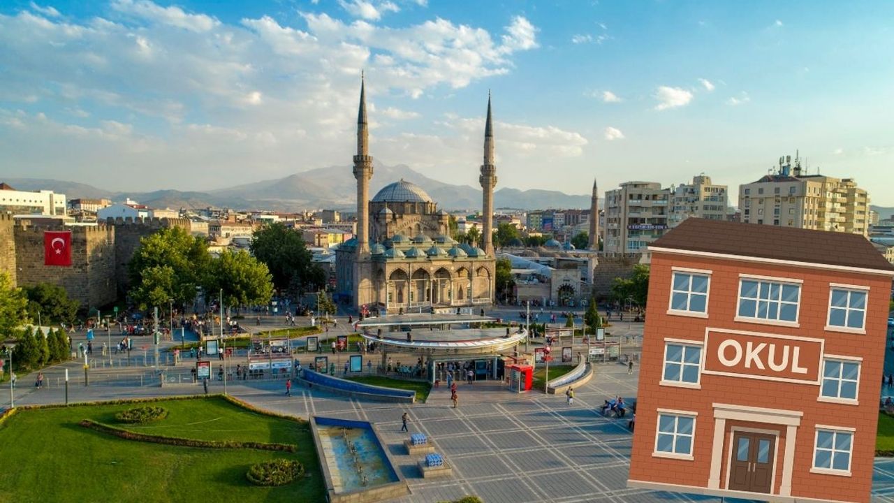 Kayseri’ye yeni okul yapılacak! Yeri belli oldu