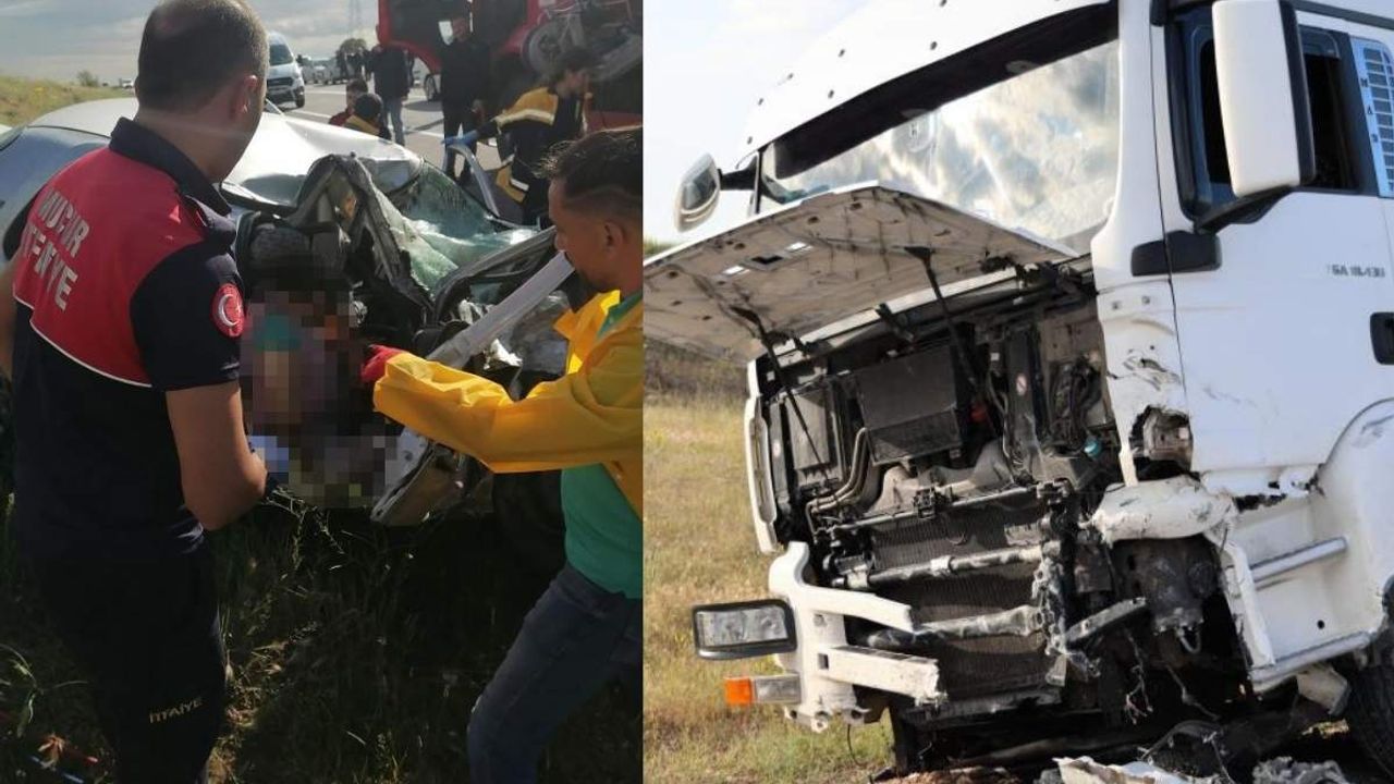 Kayseri yolunda feci kaza! Otomobil ile tır kafa kafaya çarpıştı: 2 ölü