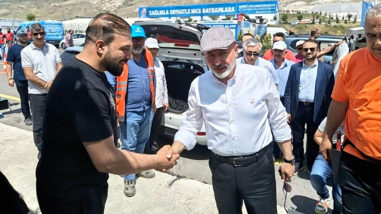 Kayseri'de başkan kurban kesim yerini inceledi! 2 hayvan bertaraf edildi