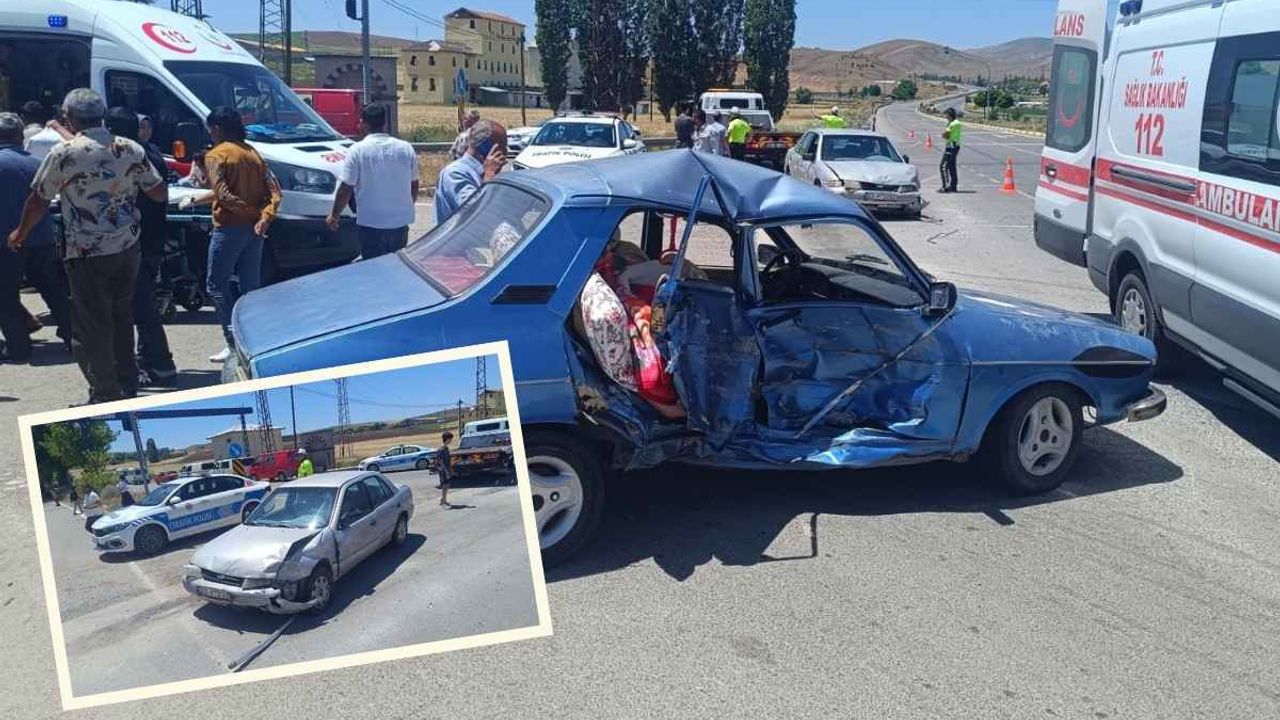 Kayseri yolunda korkutan kaza! 4 kişi yaralandı