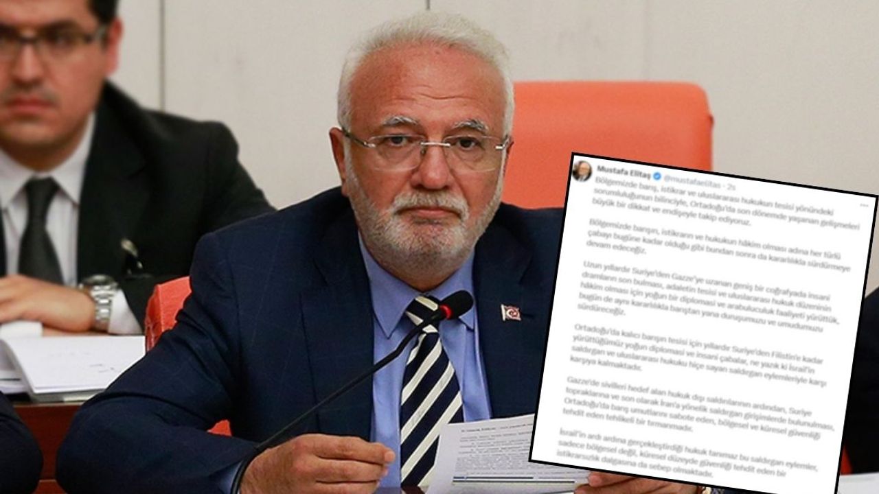 AK Partili Elitaş suskunluğunu bozdu: Dün olduğu gibi bugün de devam edeceğiz!