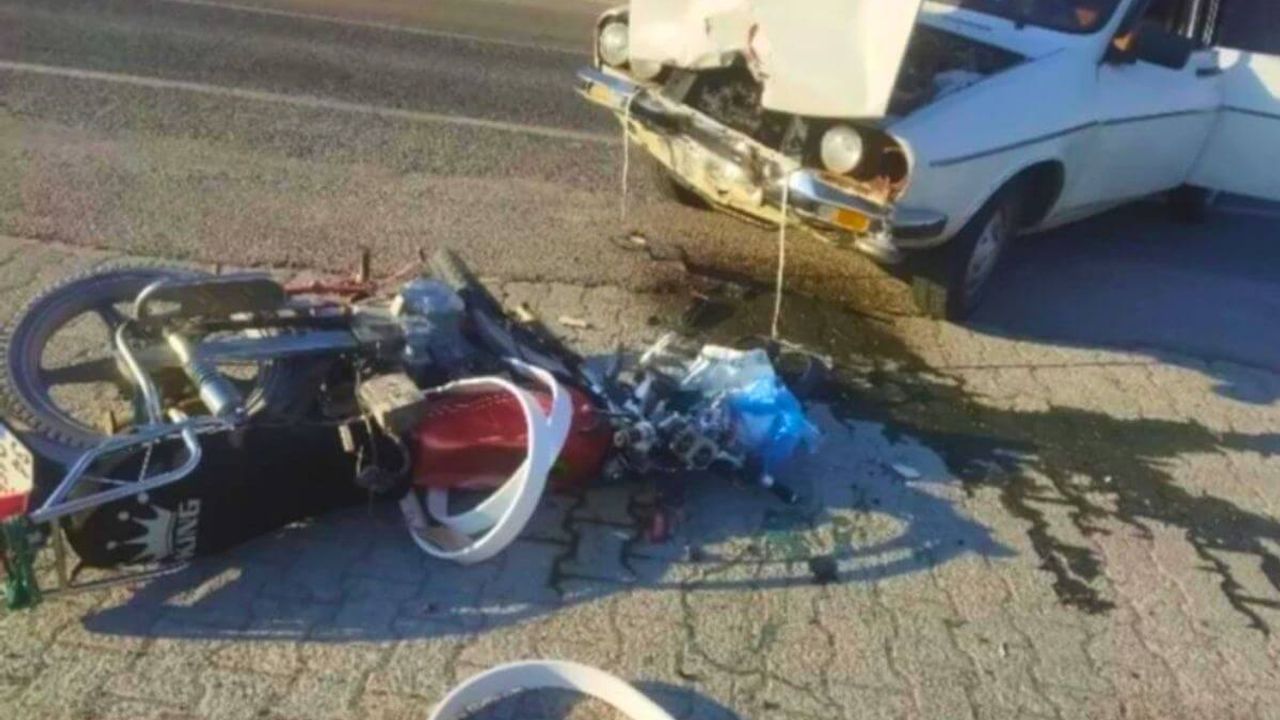 Develi'de otomobil ve motosiklet çarpıştı: 1 yaralı