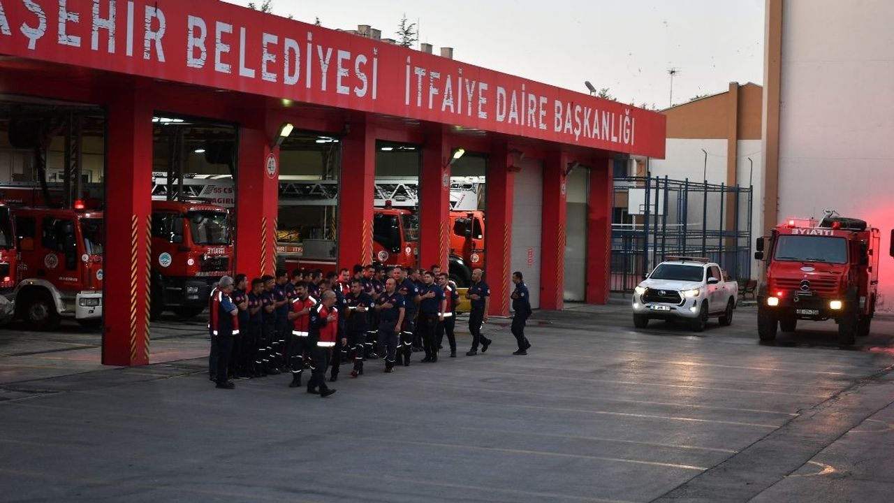 Kayseri'den Manisa'ya destek: Orman yangınları için yola çıktılar!