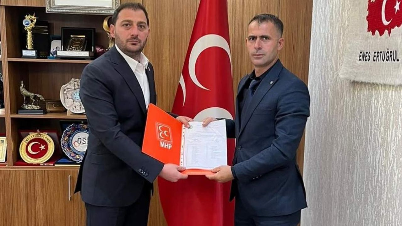 MHP Kayseri'de bayrak değişimi! Pınarbaşı İlçe Başkanı Kadir Mağara oldu