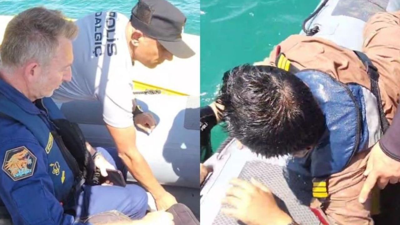 Yangına müdahale eden uçak düştü! Pilot mesaj atıp yardım istedi