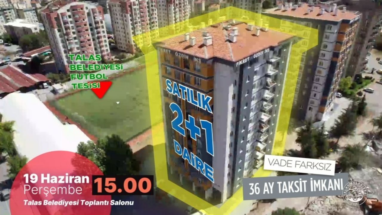 Talas'ta yatırım rüzgarı: 140 milyon TL'lik ihaleye geri sayım başladı!