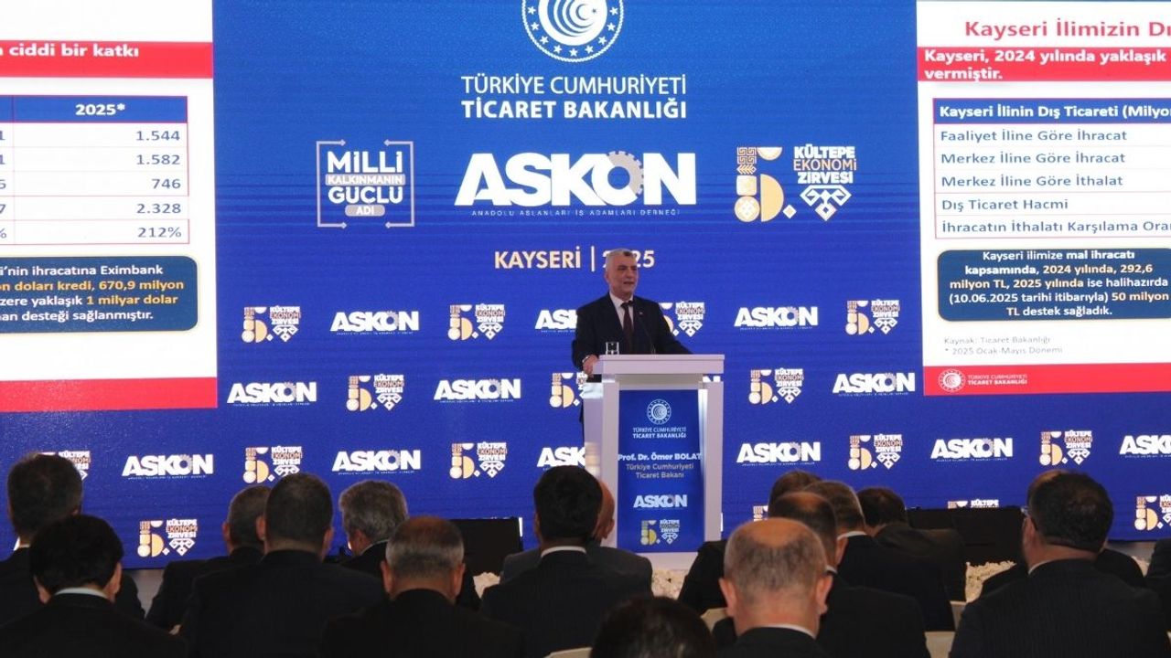 Ticaret Bakanlığı’ndan Kayseri’ye 6 ayda dev destek! Ömer Bolat açıkladı
