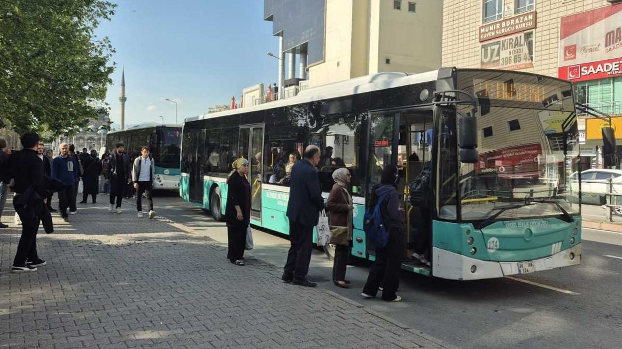Kayseri’de toplu ulaşımda güncelleme! Sefer saatleri değişti