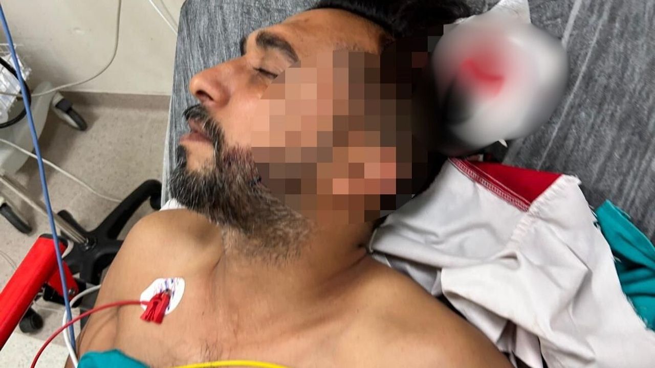 Yorgun merminin kurbanı oldu! Döner keserken başına saplandı
