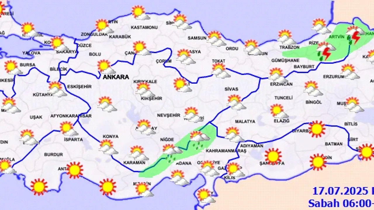 Meteoroloji bu şehirler için alarm verdi