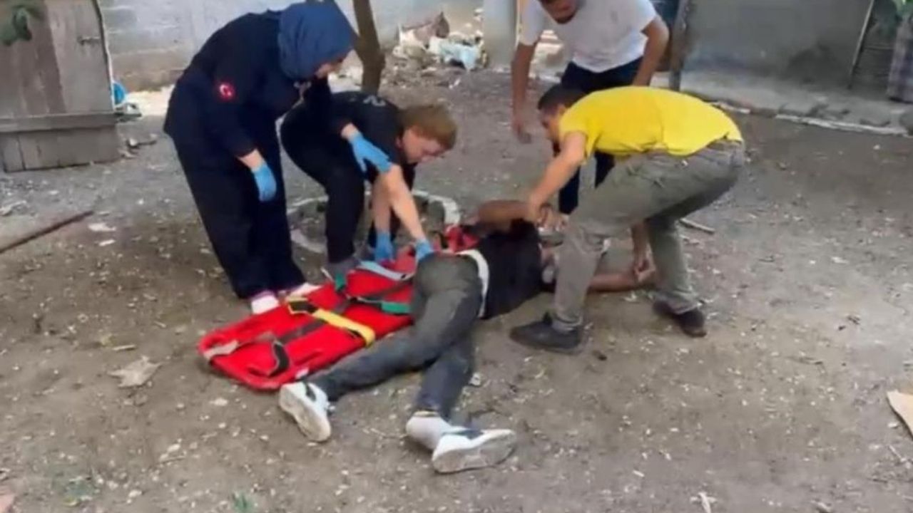 Polisten kaçan torbacı damdan atladı! Ayağını kırdı!