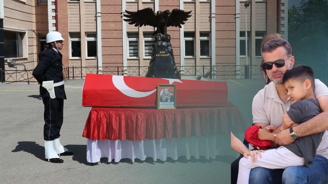 Kayseri'deki kazada hayatını kaybeden başkomiser için tören yapıldı