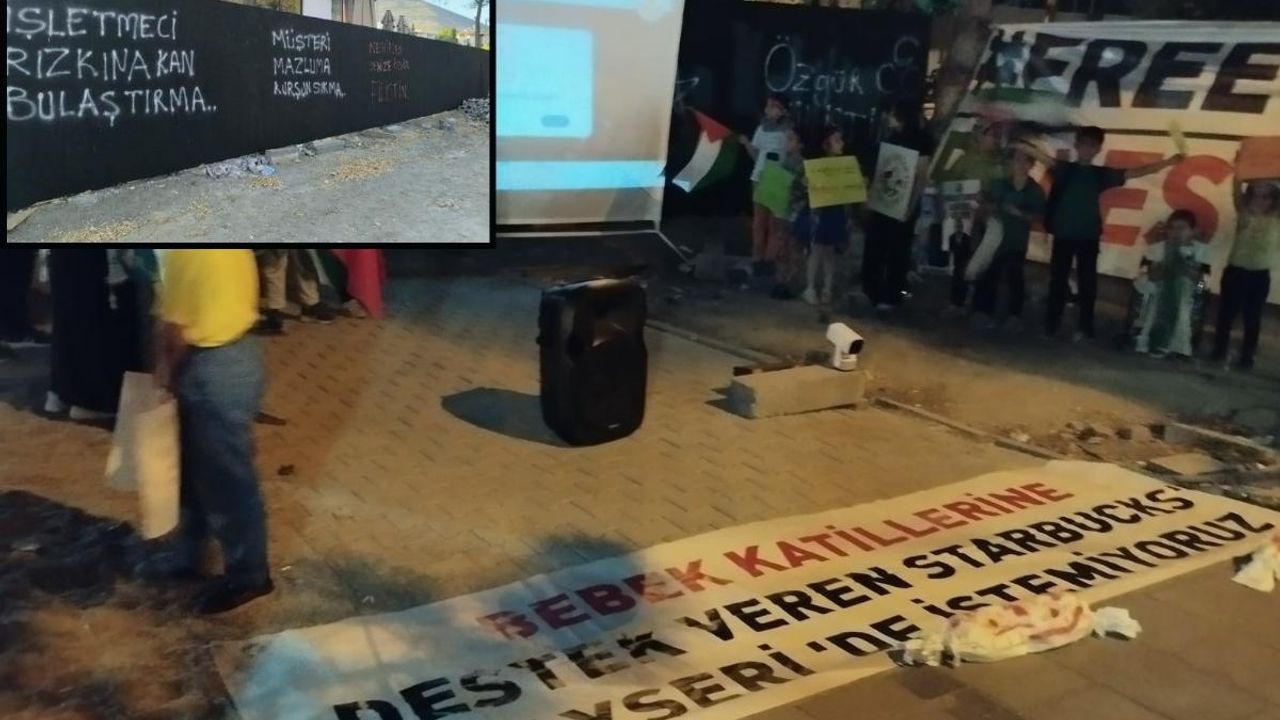 Talas'ta kahve zinciri Starbucks'a boykot!