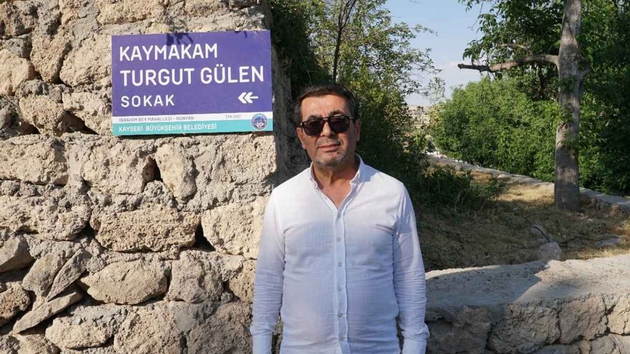 Kayseri'de kaymakam Turgut Gülen unutulmadı!