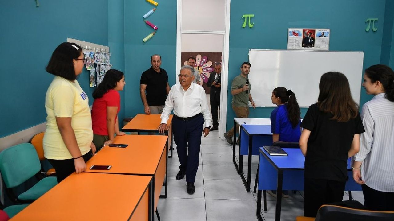 Kayseri Büyükşehir'in tesisleri öğrencilerin mekanı oldu!