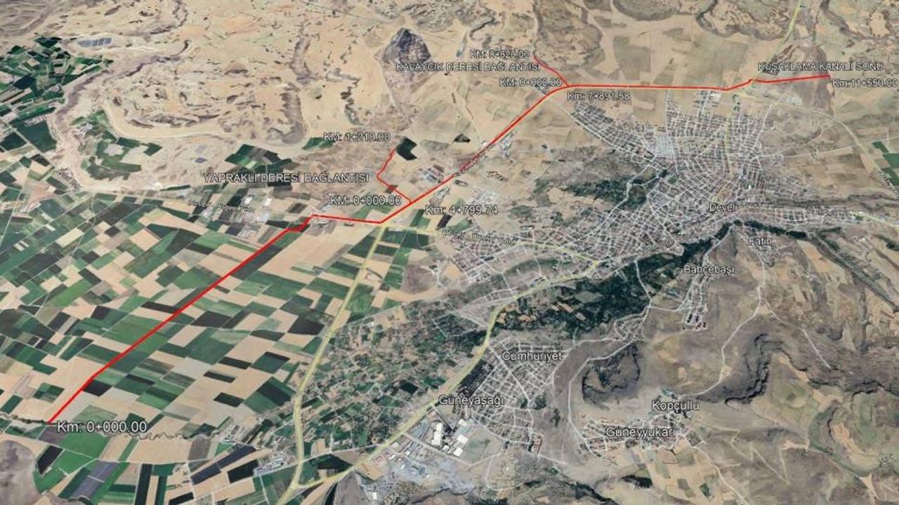 Erciyes Dağı'nın eteklerinde yapılıyor! Tam 11 bin 500 metre uzunluğunda