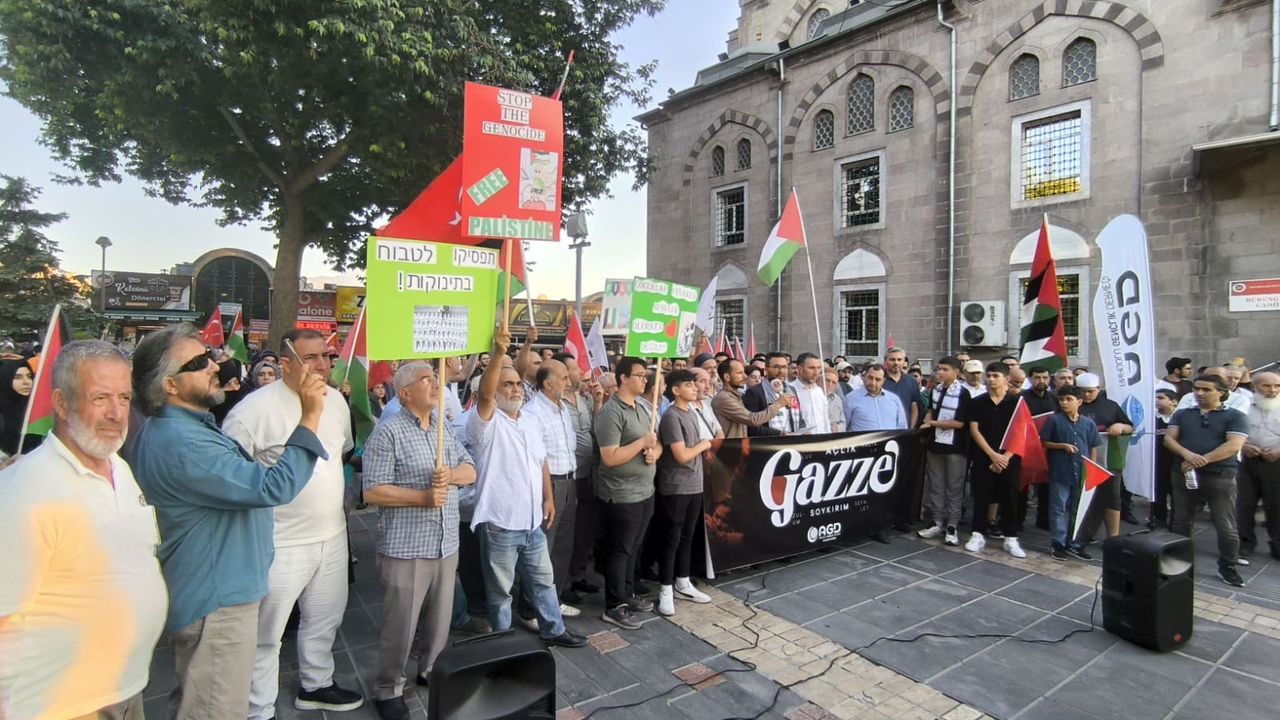 Ortadoğu’nun kalbinde her geçen gün derinleşen insanlık krizi Kayseri’de yankı buldu