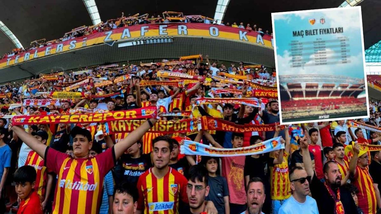 Kayserispor-Beşiktaş maçı biletleri 1 Ağustos’ta satışa çıkıyor! Fiyatlar yine şaşırttı