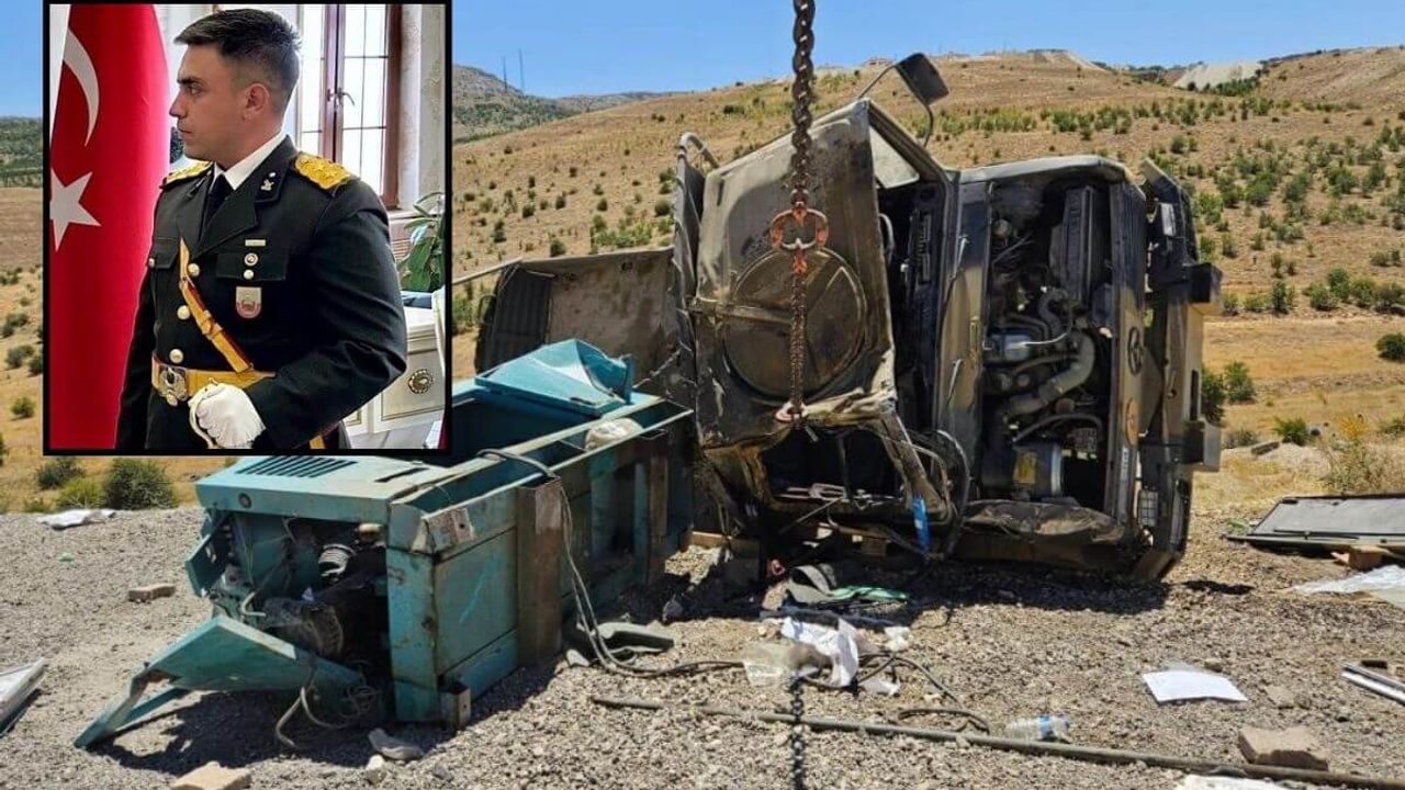 Kayseri yolundaki feci kazada 1 asker şehit düştü!