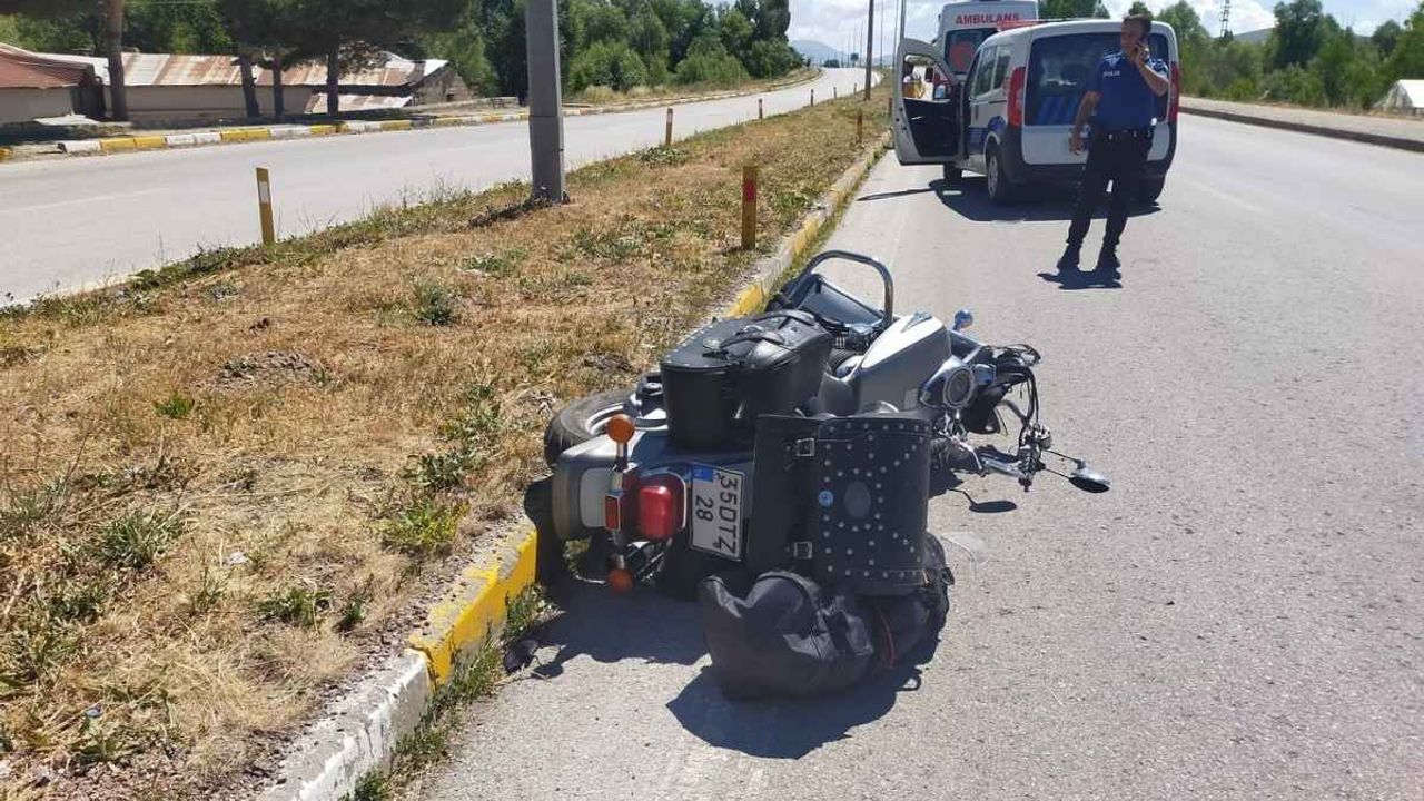 Acı olay: Motosikletin çarptığı yaya can verdi!