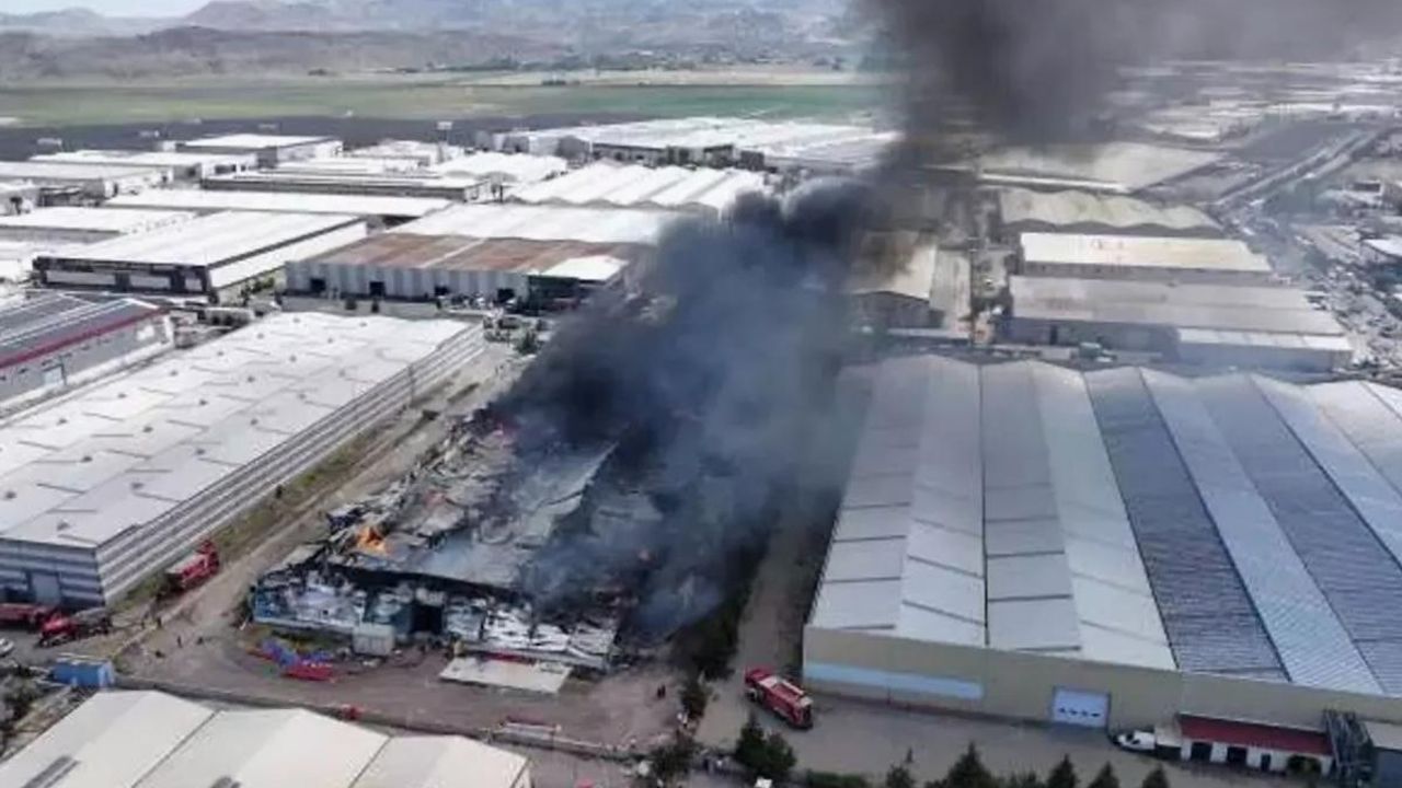 Kayseri OSB’deki yangına hızlı müdahale, Ziyaretler devam ediyor!