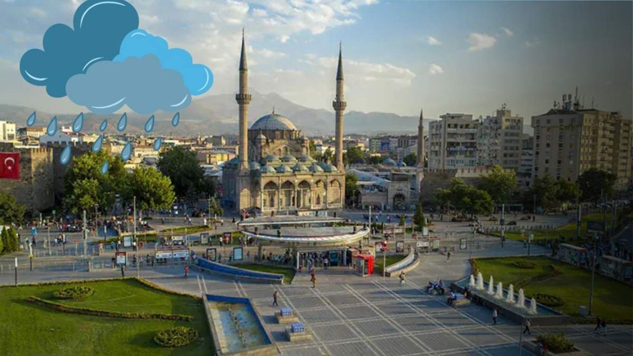 Kayseri’ye müjdeli haber geldi! Sağanak yağış geliyor