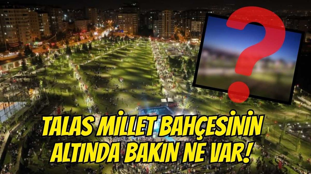 Talas millet bahçesinin altında bakın ne var!