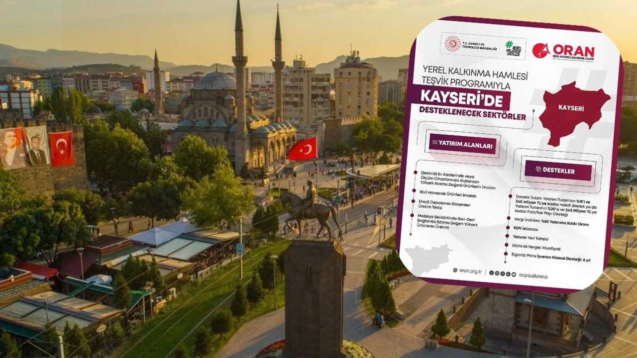 Kayseri'nin kaderi değişiyor: Bu 4 sektör Kayseri'yi uçuracak