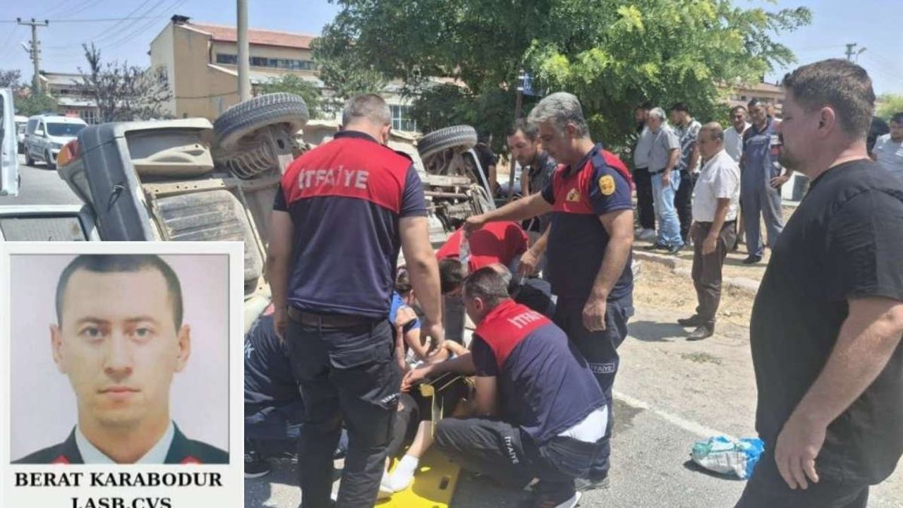 Motosiklet ile otomobil çarpıştı: Astsubay hayatını kaybetti!