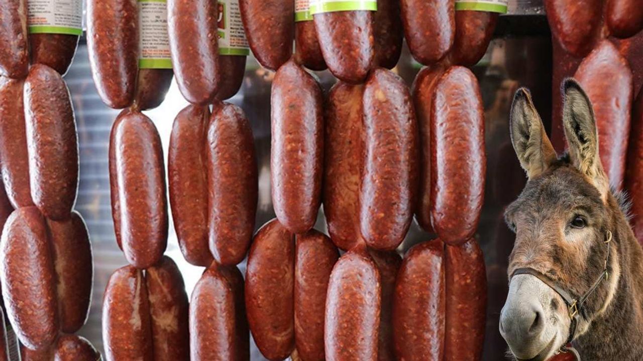 Sucuk firmaları bir bir ifşa oldu! Eşek eti kullanılmış