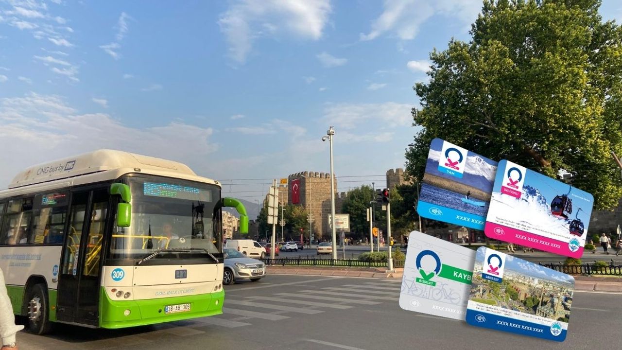 Kayseri’de ücretsiz ulaşım için başvurular başladı!