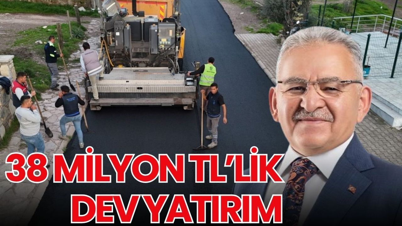 Büyükşehir’den dev hizmet: 3 mahalleye 38 milyon TL’lik yatırım