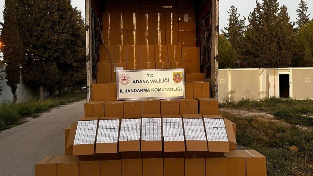6,5 Milyon adet kaçak makaron ele geçirildi