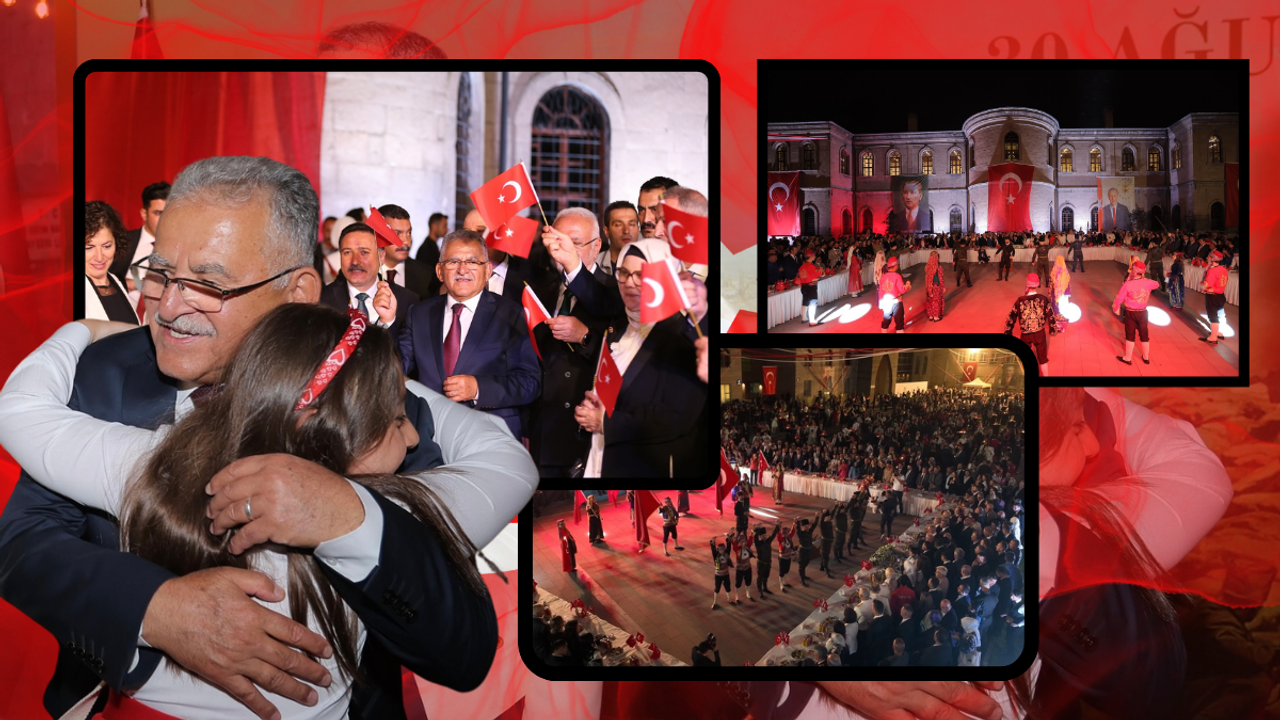 Başkan Büyükkılıç 30  Ağustos Zafer Bayramı resepsiyonuna katıldı