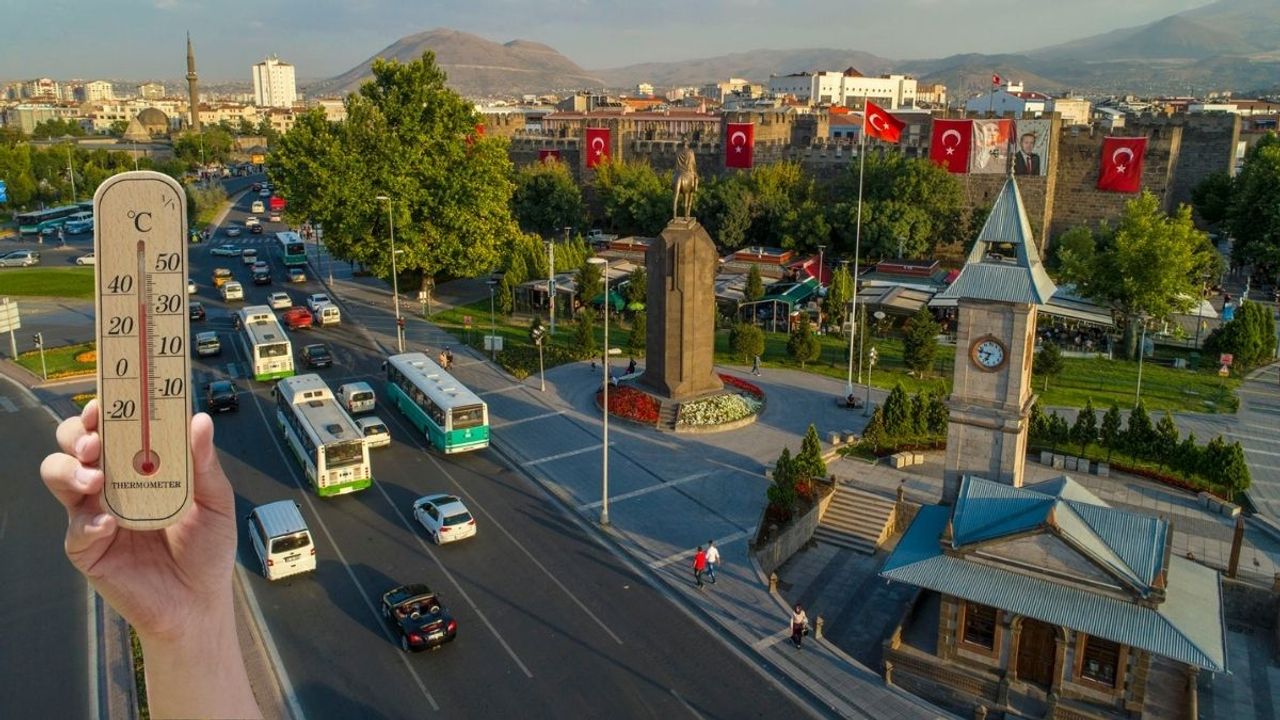 Sıcak hava etkisini yitiriyor: Kayseri için 5 günlük hava raporu