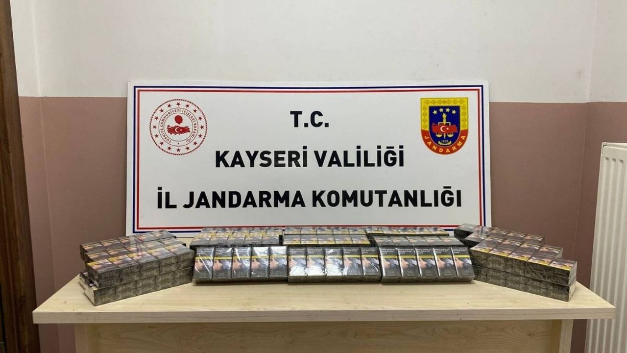 Kayseri’de kaçakçılık operasyonu binlercesi ele geçirildi!