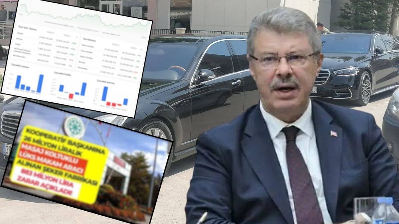 Kayseri Şeker’in zararını açıklayıp Hüseyin Akay’a yüklendi: 26 milyonluk Mercedes aldım diye caka satan kafa!