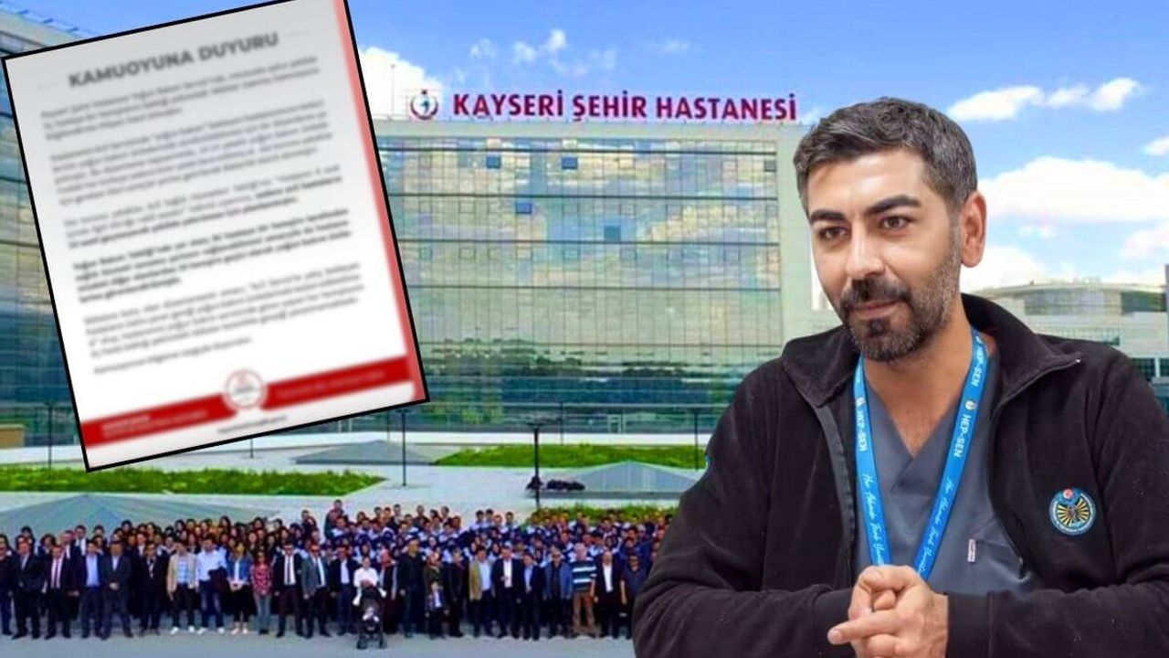Kayseri Şehir Hastanesi’nden skandal iddialara yanıt! Müdürü istifaya çağırdı