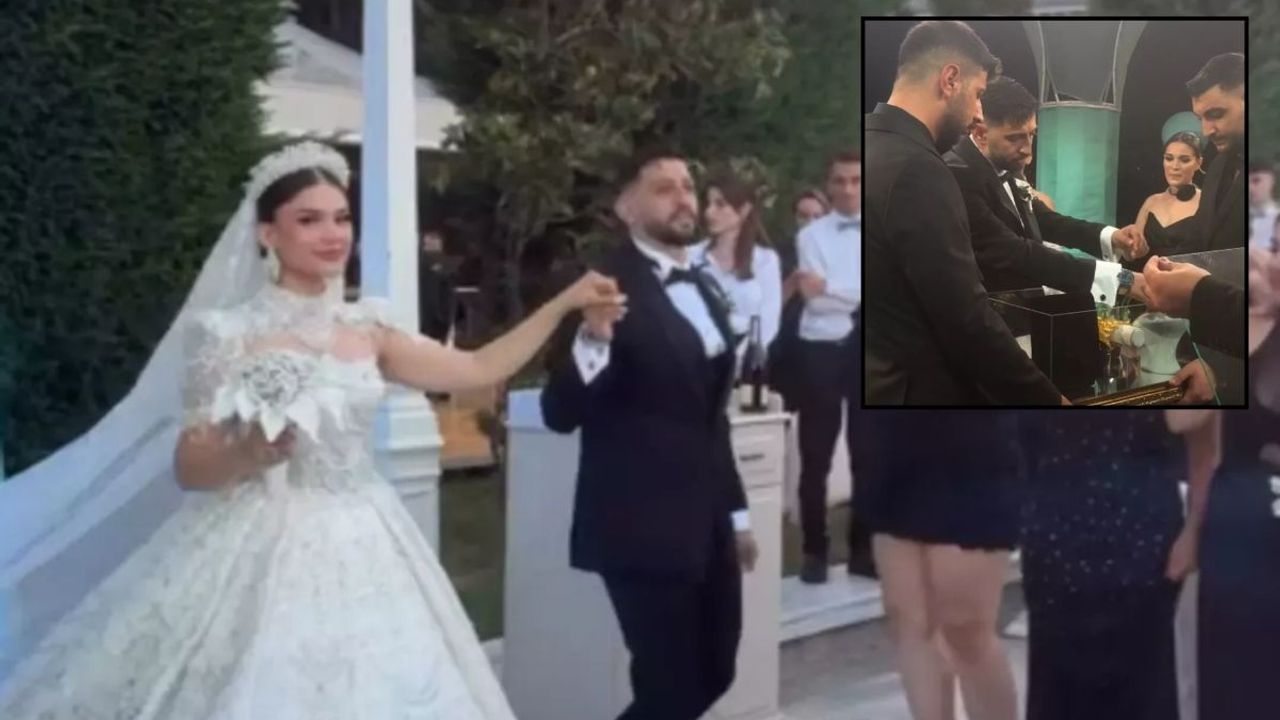 Ünlü şarkıcı Burak Bulut evlendi! Fenomen geline servet takıldı!