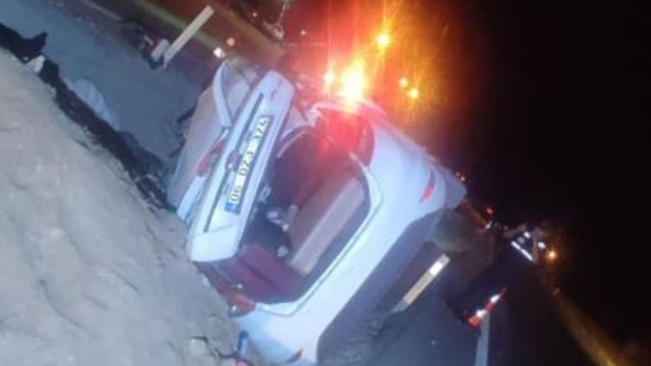 Kayseri yolunda otomobil takla attı! Çok sayıda yaralı