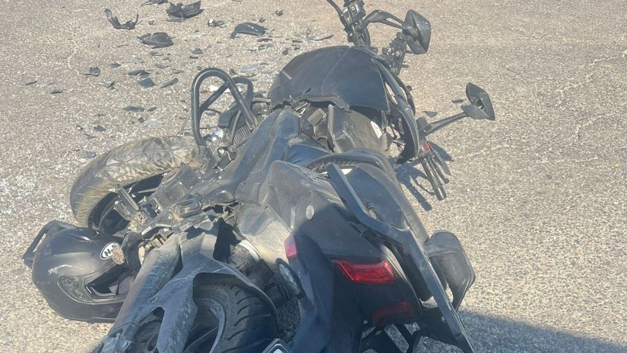 Motosiklet kazasında sürücü ağır yaralandı
